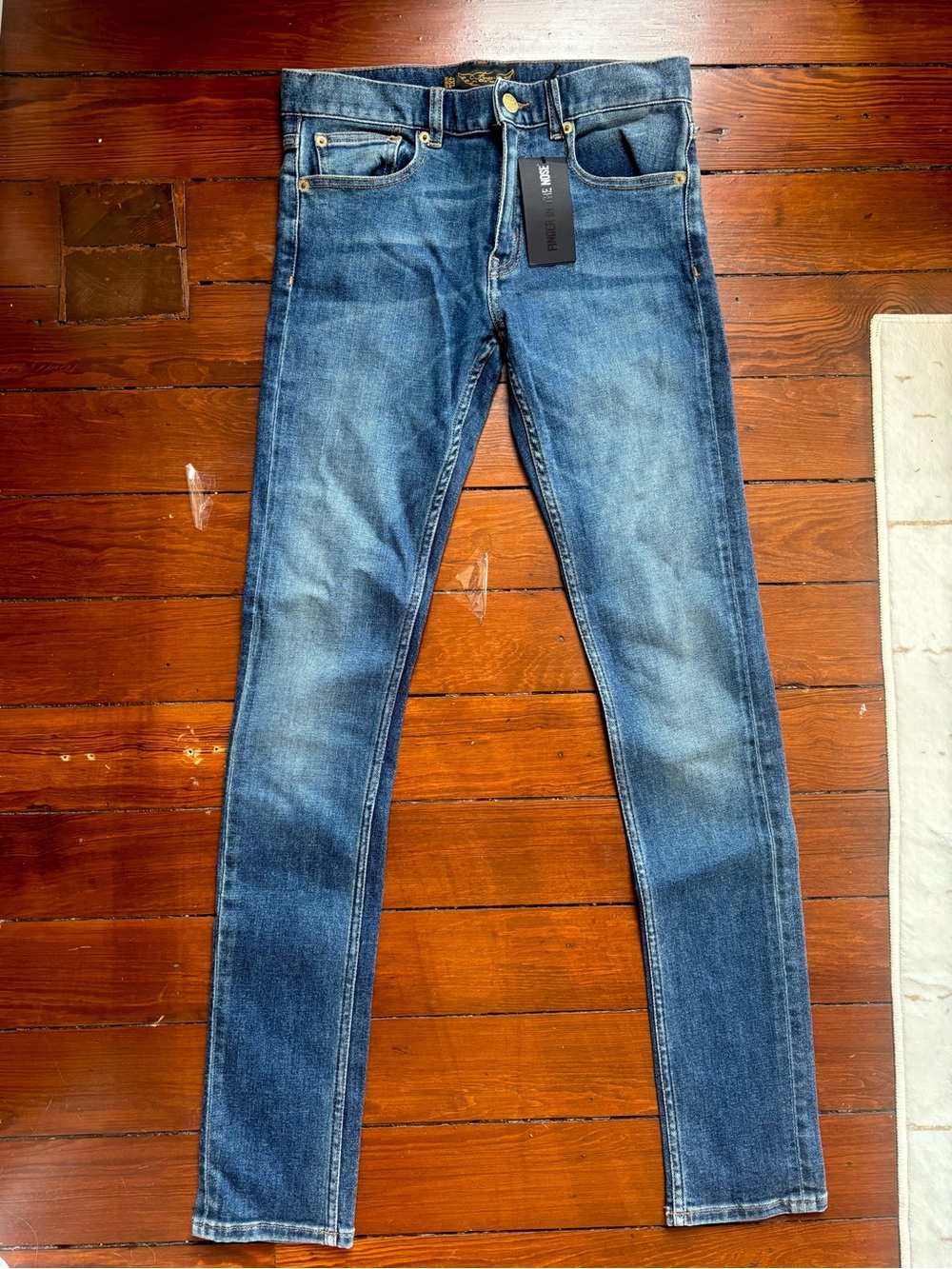 Finger In The Nose Skinny Fit Jeans Kids 10-14 NWT